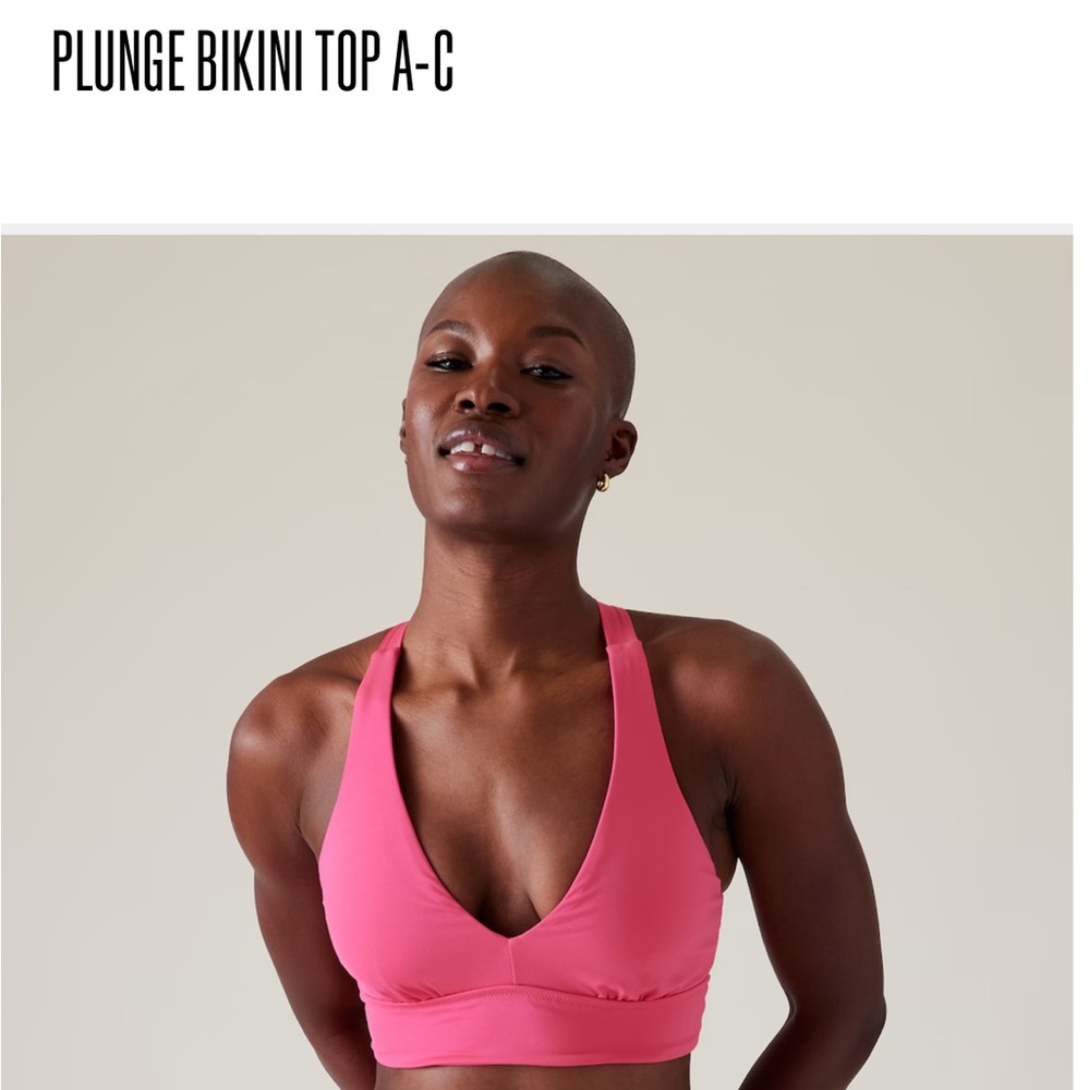 NWT Athleta bikini top - size M (d-Dd)